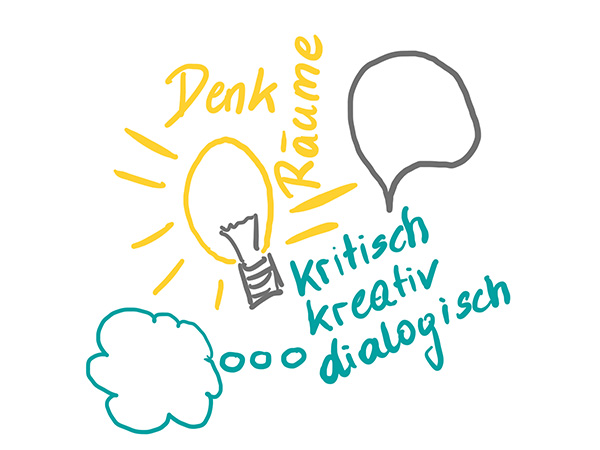 Grafik von Dr. Elisabeth Höftberger zum Thema Denkräume